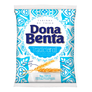 Farinha De Trigo Dona Benta Tipo 1 1Kg C/10UN